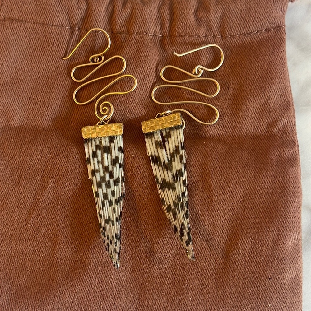 COPY - Original Lion fish earrings 14k gold filled